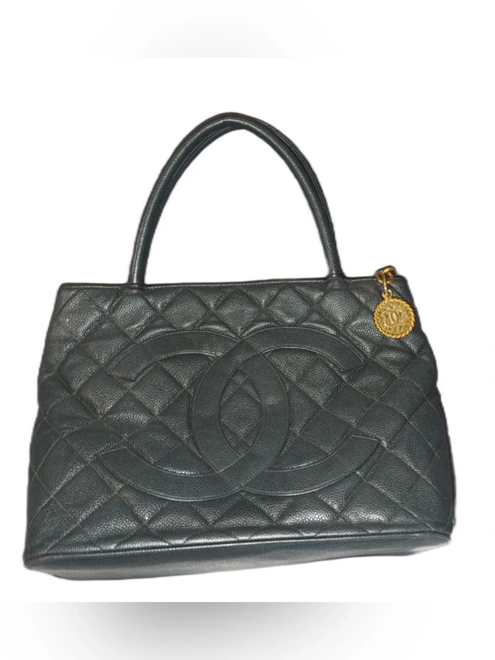 CHANEL Caviar Medallion Tote